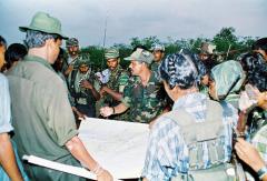 Balraj in preparations for Elephant Pass operation.jpg