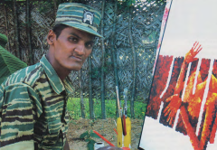 Militant Artist Niithan's  'Ooviyak kaanpiya nikazvu'.png