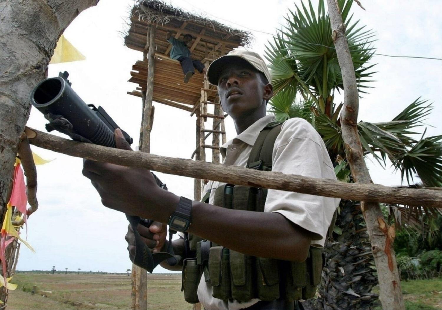 Tamil Tiger cadre in batti, kokkattichcholai.jpg