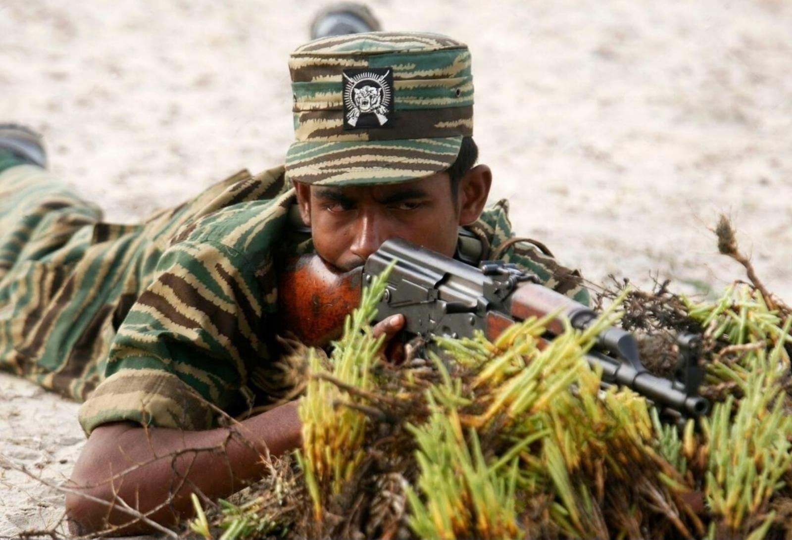 Poonakari Regiments' cadre during a battle trainingon july 13, 2007.jpg