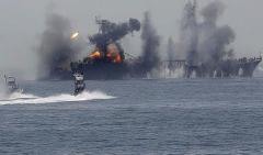ltte-sea-tigers buring the SLN ship near trinco in 2008.jpg