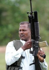 Tamil tiger cadre in kili heli pad, 21 jan 2005.jpg