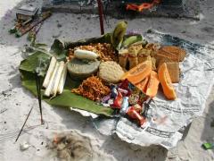 Food and fruits offering by relatives.jpg