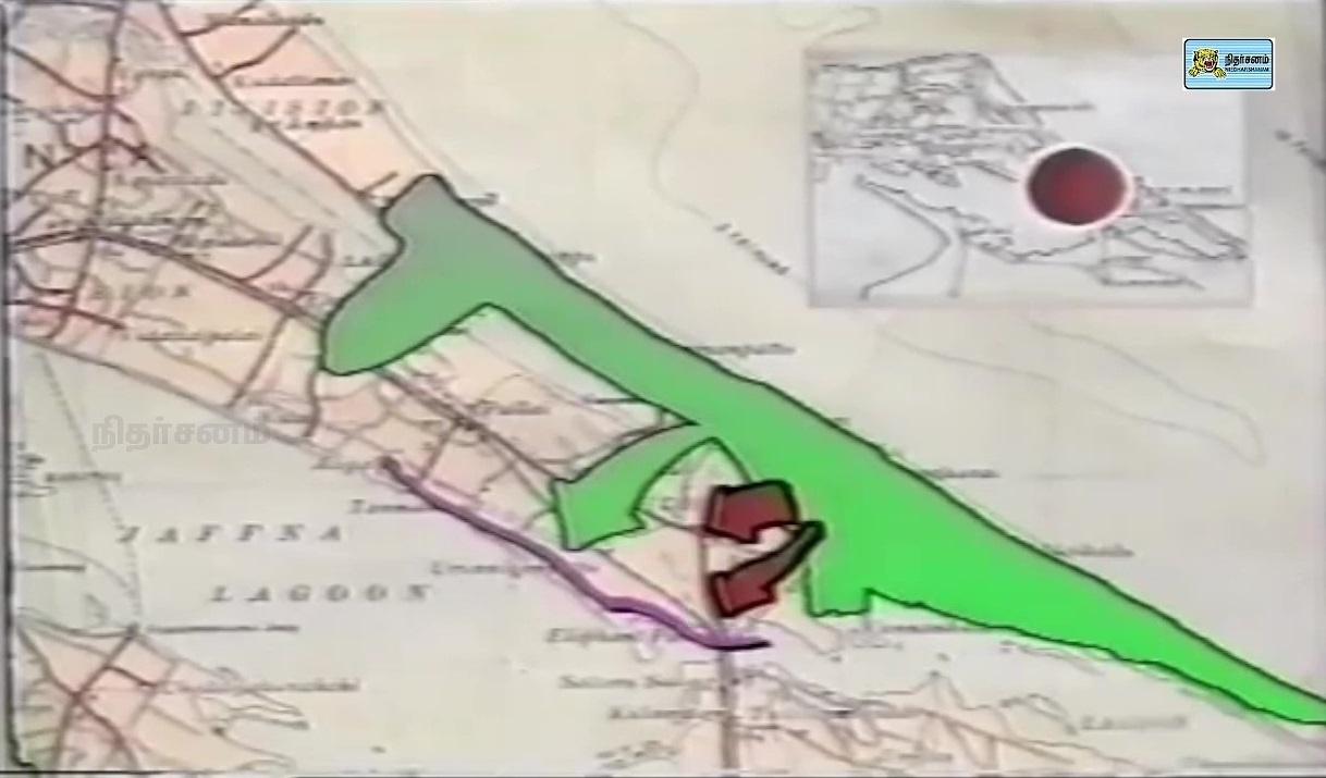 after 18 april, ltte offence from vaadiyadi and iyakkachchi, the ASR was on the edge of cut off.jpg