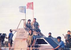 Sea-Tigers-Poonagari 1993 operation frog jump Water jet name 'Bama'.jpg