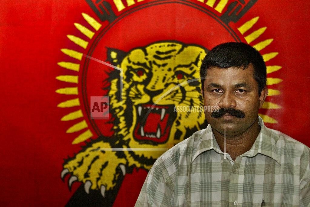 Tamil Tiger Batticaloa political chief Ilanthirayan, is seen in his office, in the eastern town of Batticaloa, june 27, 2005.jpg