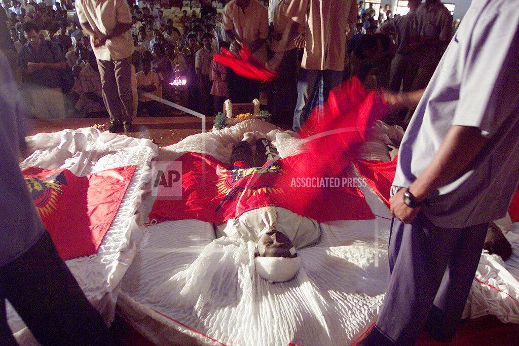 E. Kausalyan and his colleagues, slain in gunfire on Feb. 7, in Thandiyady feb 10, 2005 d.jpg