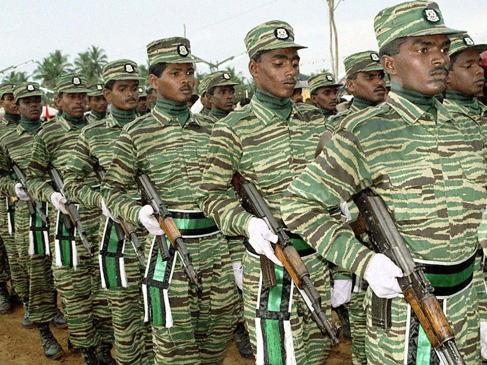 LTT Charles Antony Special Regiment march past | A Land Force regiment of Tamileelam
