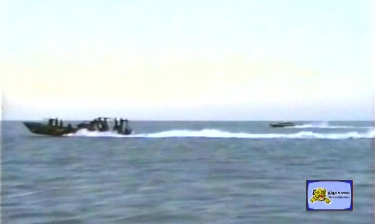 LTTE Sea Tigers_ Water Jet class boat and a Vellai class boat.jpg