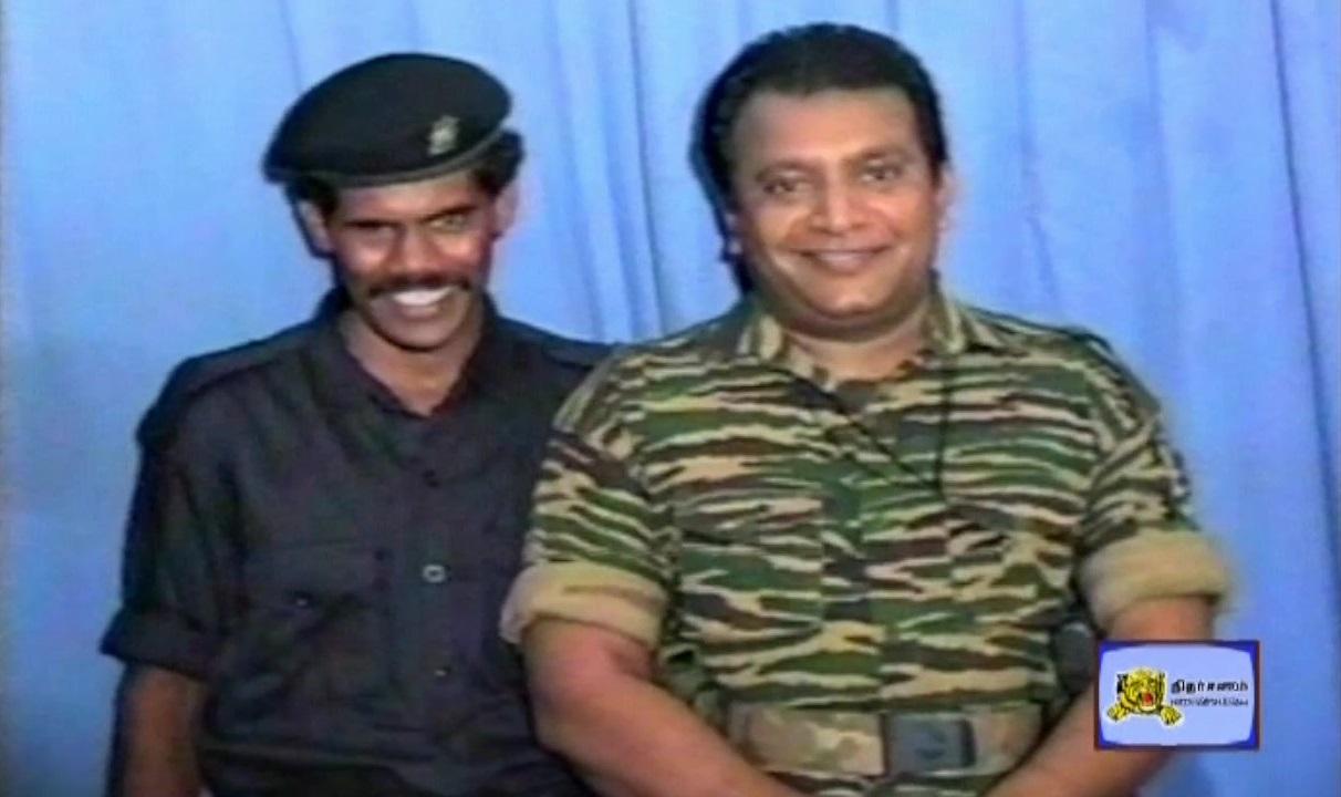 Sea Black Tiger Lt. Col. Ilangkoo  with Tamil Leader.jpg