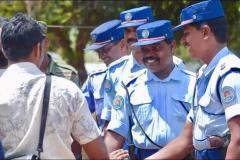 Tamil Eelam Police officers handshaking