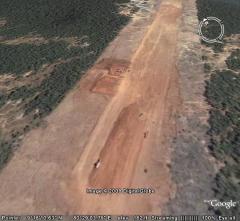 Iranaimadu Tamileelam Air Force airstrip,  2003-2005, a decoy is on the airstrip.jpg