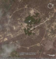 Tiger military base, North of the former Elephant Pass Sri Lanka Army base, 2003-2005.jpg