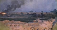 Paranthan-Aanaiyiravu battle 1997 - SL artilleries burning after the massive attack by CASR (Charles Antony Special Regiment).jpg