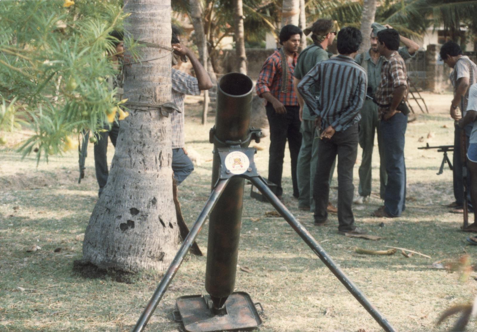 Tamil Tigers' Home made mortar