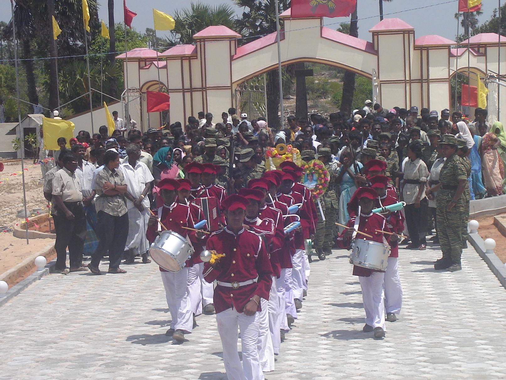 Sea Tiger Sanchana's remains take to Mulliyawalai Martyrs Resting Home..jpg