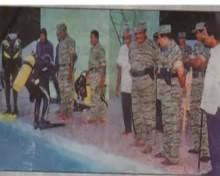 Kalaiyarasan Underwater Black Tigers training pool.jpg