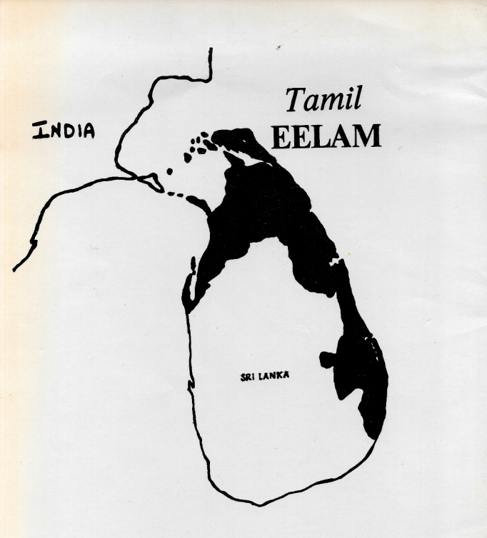 Different map - A map by Krishna Vaikundan, former secretrary general of the Trade union in ceylon - who spoke in UN GA on 5-oct-1978.png
