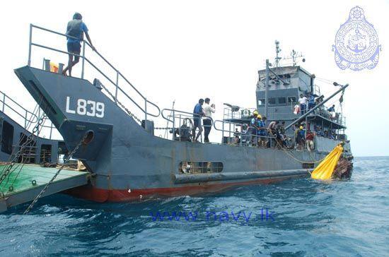 This is Ranagaja. Pabbatha (sunk 1998) looks exactly like this