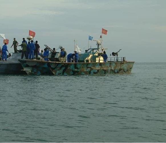Sea Tigers' indigenously build Water Jet class boat - copy of UK's Water Jet class boat