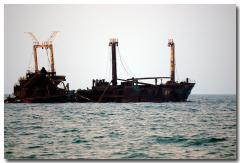 MV Princess Kash destroyed in Sinhala Air Force bombing