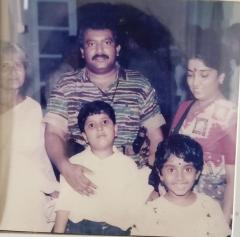 V. Prabhakaran's family with XXX's grandmom