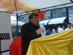 Burani Vainer from the Association of Democratic Jurists, addressing the Pongku Thamizh rally in Milan.jpg