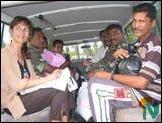 Released six SLA soldiers in the ICRC vehicle with ICRC official.  tigers bet but not the sla.jpg