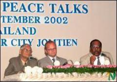 at the final day press briefing at Ambasssdor City Jonmtien Hotel, 18 September 2002..jpg