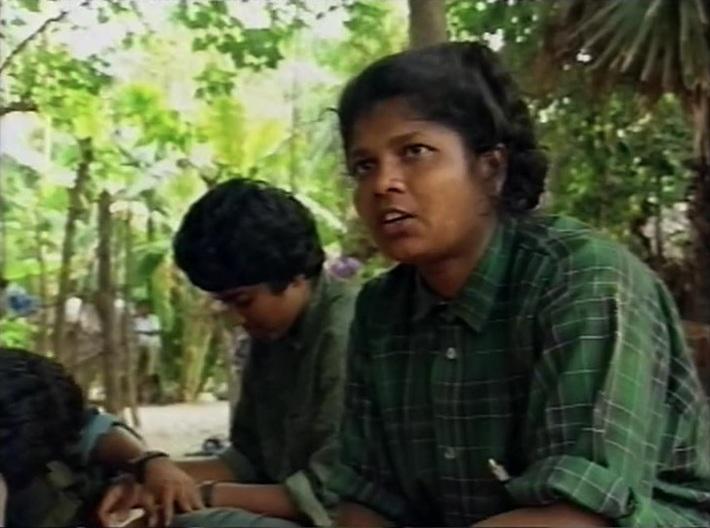 Liberation Tigers of Tamil Eelam's women soldiers in batticaloa 1996 (6) - Malarini.jpg