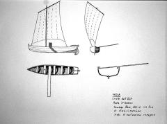 India - Eastern Coast - Adam's Bridge - Pamban Pass, boat with stabilizing lever, European imitation hull.jpg