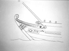 Bow of a Kalla Thoni.