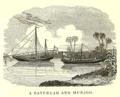 a Battel (பதலை) and a Manchi (மஞ்சி) from punanie, kerala