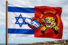 Tamil Eelam (flag) supports Israel (flag) | flag of LTTE is different from the Tamil Eelam flag